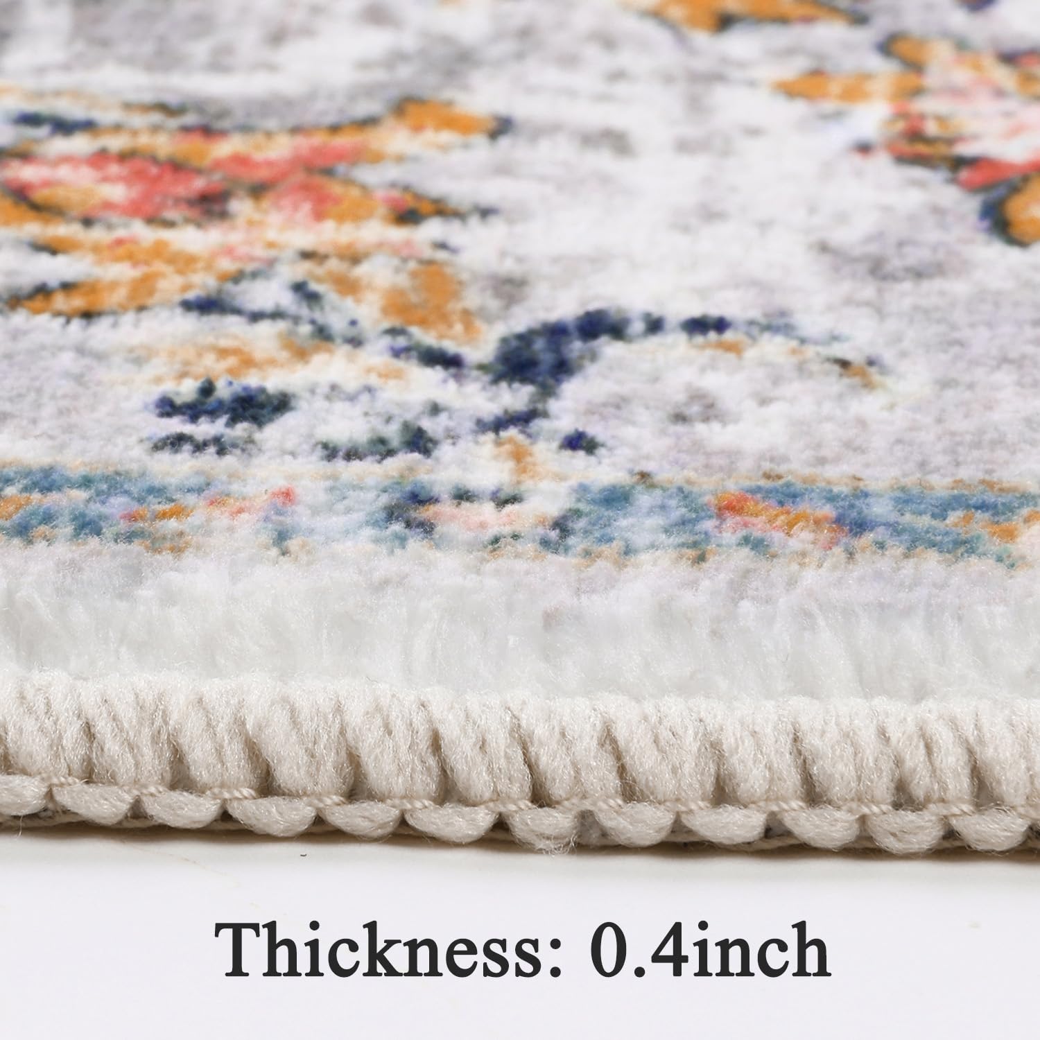 SHACOS Hallway Runner 60x305cm Non Slip Carpet Runners for Hallway Long Shaggy Hall Runner Washable Distressed Floor Carpet Low Pile Non Shedding Area