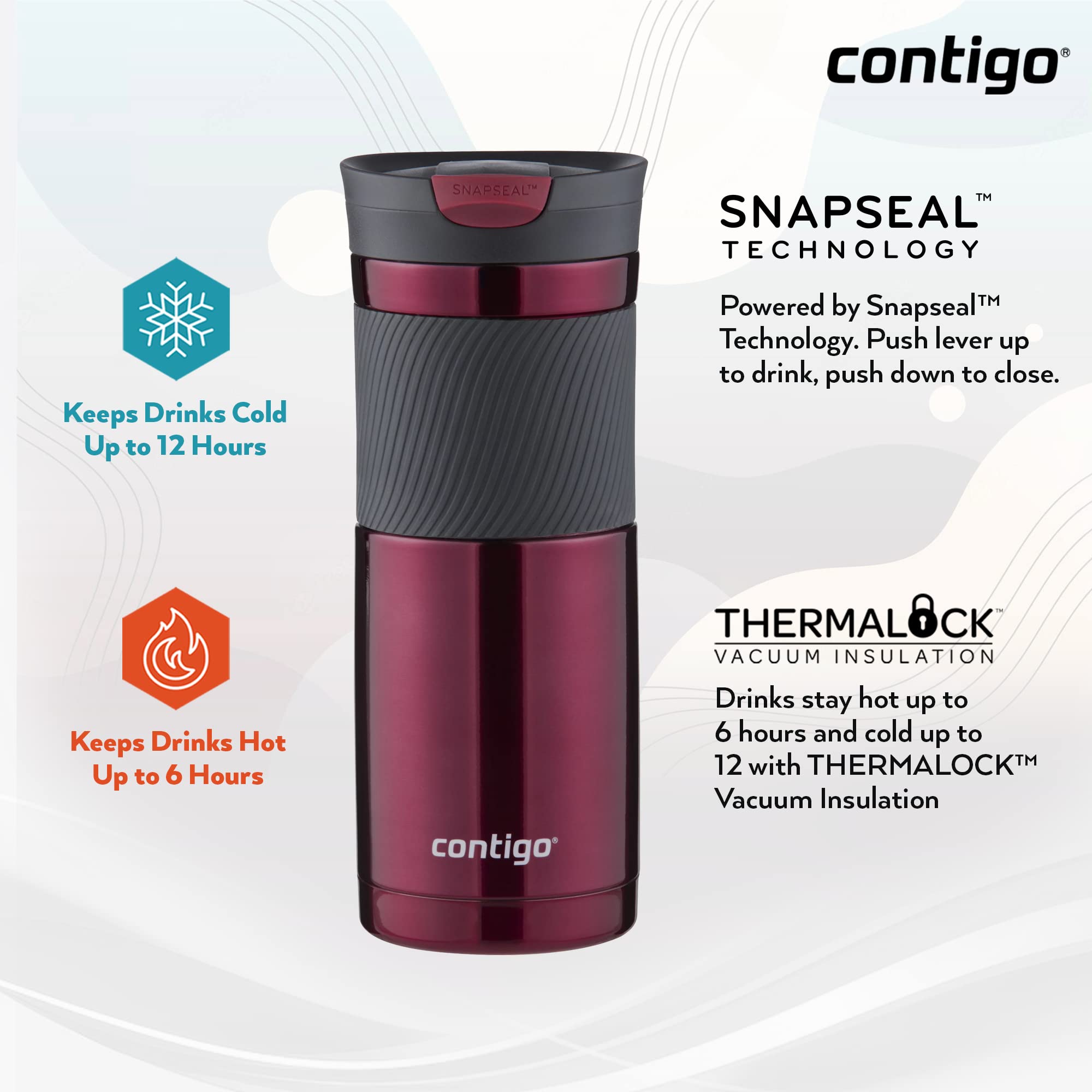 Contigo Byron SNAPSEAL™ Travel Mug, 470 ml