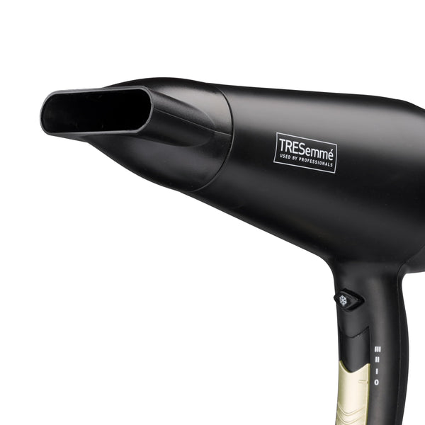 TRESemme Keratin Smooth Volume Shine Hair Dryer & Diffuser Gift Set - 2200W Powerful Blow Dryer, Heat Protection, Paddle Brush, Accessories, Black, 5543BU