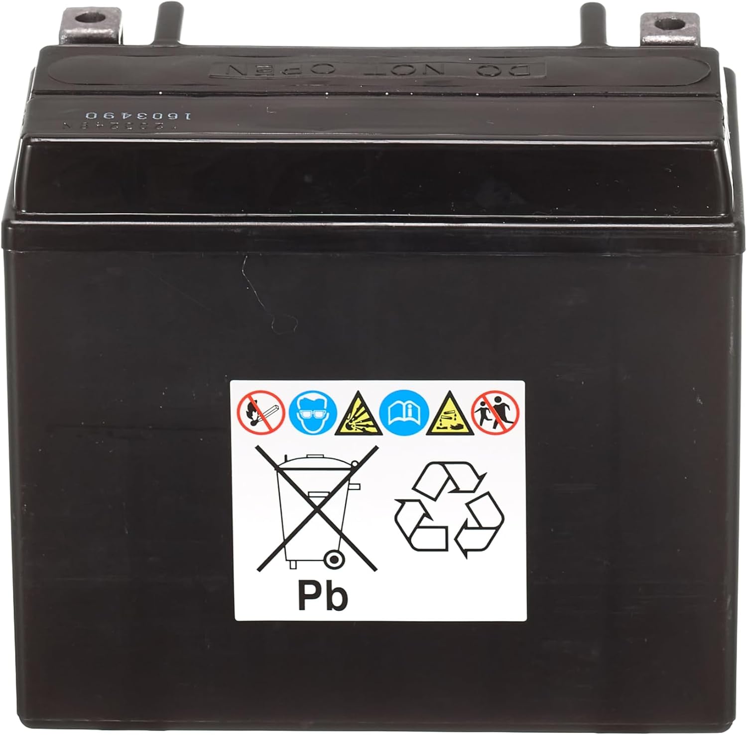 Yuasa YTX12 12V 180 CCA Maintenance Free VRLA AGM Motorbike Battery, Black