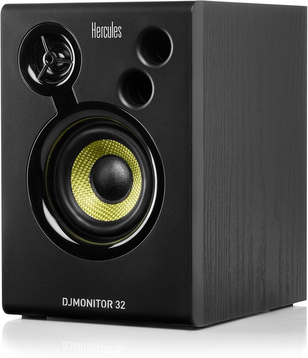 Hercules DJMonitor 32 – Compact 2-Way Active DJ Monitors with 3.5” Speakers for Studio and DJ