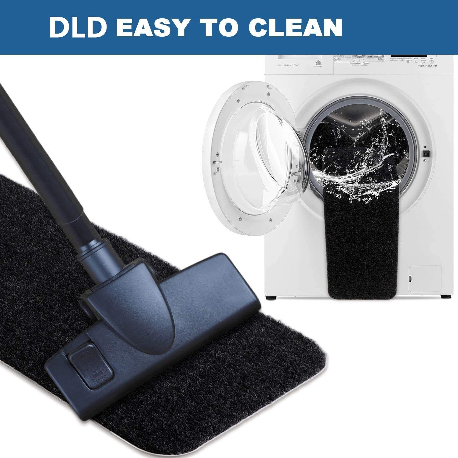 DLD Stair Treads 8"x30" Non-Slip Indoor Stair Runners for Wooden Steps, 14-PackAnti-Slip Strips for Safety and Grip