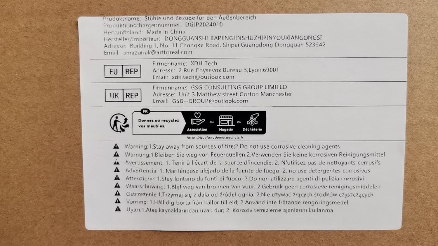 ATR ART TO REAL Rattan Garden Recliner Chairs,Sun Loungers for Outdoor Patio Furniture,2 Buckles Adjustable Backrest & Footrest Separately,All Weather Use Hand-woven Reclining Garden Chair,Khaki