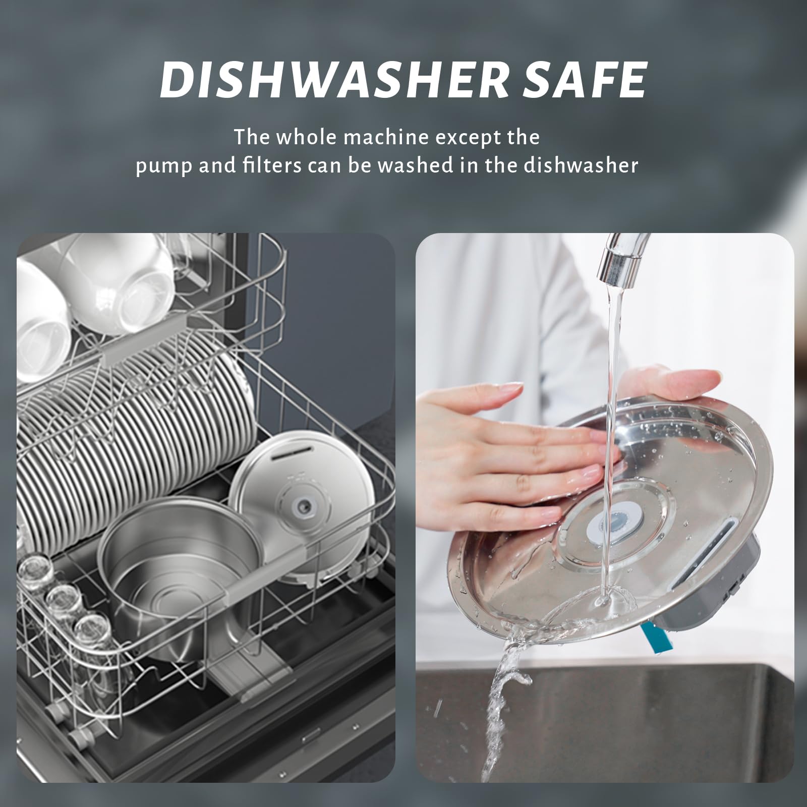 DOOOB Cat Water Fountain for Drinking, 3.2L Pet Water Fountain, Ultra Silent Stainless Steel Automatic Cat Fountain for Cats, Dogs and Other Pets