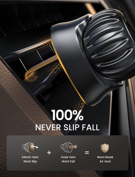 LISEN Phone Holder for Cars, Universal Car Phone Holder, Hands Free Mobile Car Vent Phone Mount Holder for phone with Newest Extension Clip Compatible for iPhone 14 13 12 Pro Max Samsung S22 Android