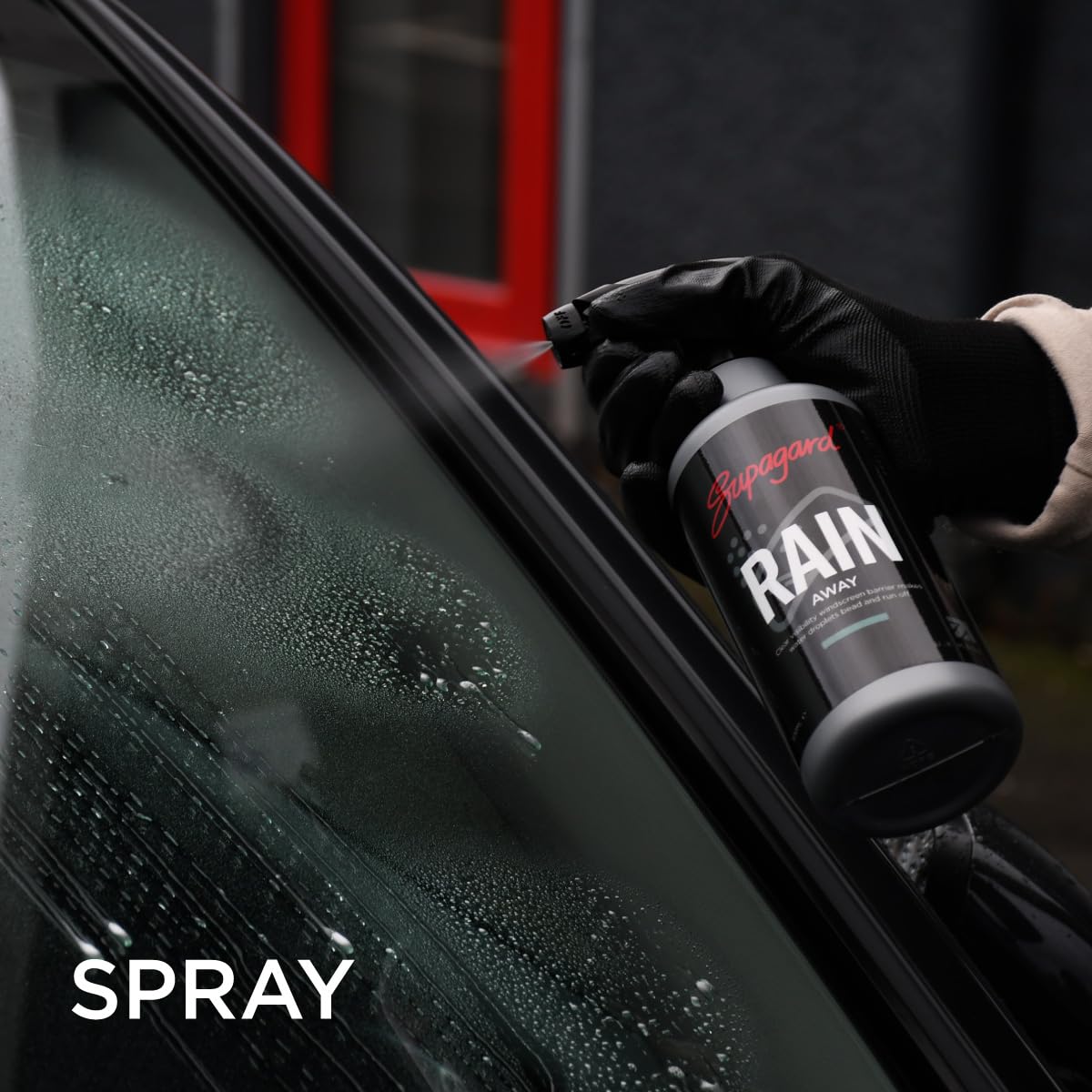 Supagard RainAway – Water Repellent Glass Treatment for Cars – Rain Repellent Spray for Improved Visibility in All Weather – Long-Lasting Protection for Exterior Glass Surfaces