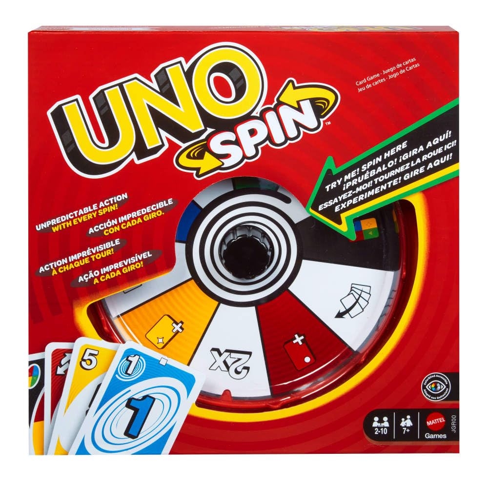 UNO Extreme Card Game Featuring Random-Action Launcher with Lights & Sounds & 112 Cards, Kid, Teen & Adult Game Night Gift Ages 7 Years & Older, GXY75