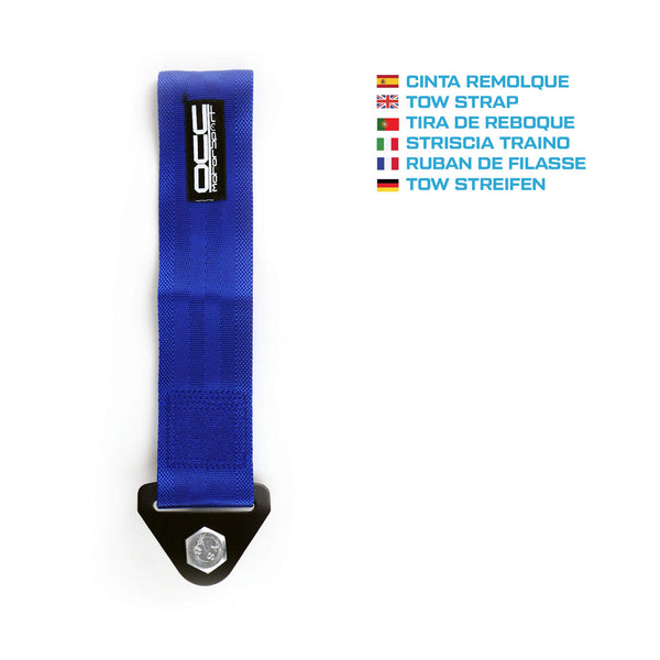 OCC MOTORSPORT BLUE TOW STRAP