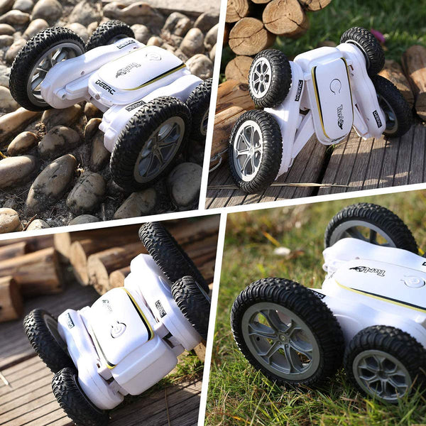 DEERC RC Cars Remote Control Car 1:14 Off Road Monster Truck,Metal Shell 4WD Dual Motors LED Headlight Rock Crawler,2.4Ghz All Terrain Hobby Truck with 2 Batteries for 90 Min Play,Boy Adult Gifts