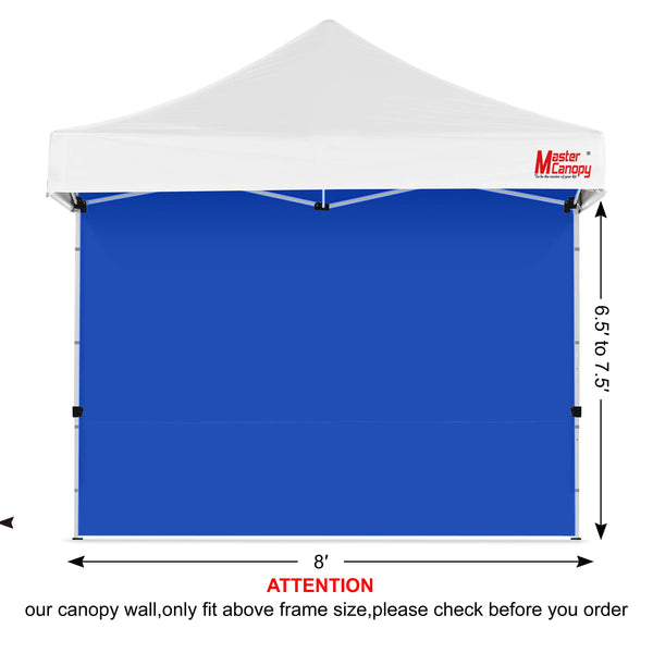 MASTERCANOPY Instant Gazebo Sidewall Panels Sunwall for 3x3M Pop Up Gazebo,1 Piece,Black