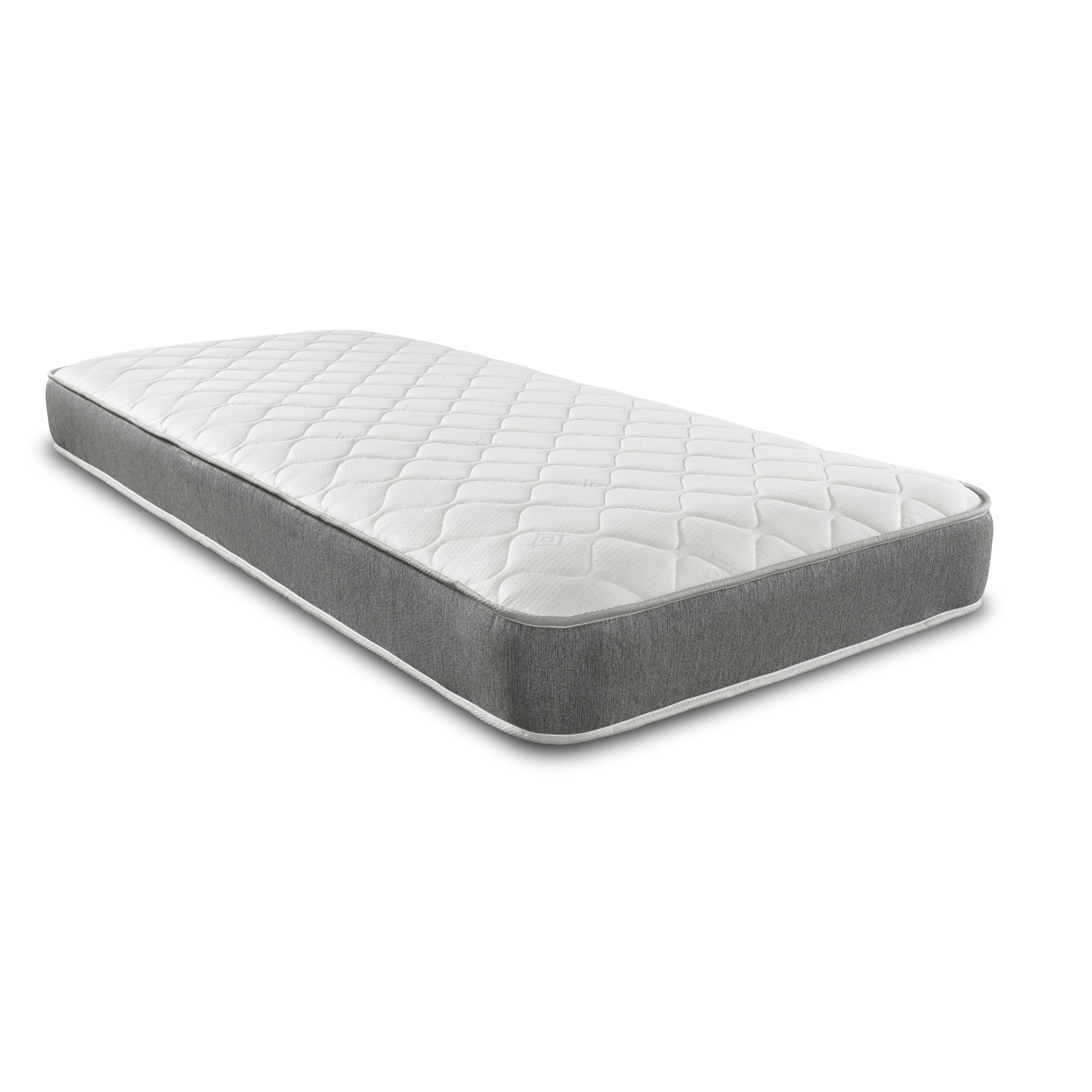 Extreme Comfort Hybrid Grey Essentials Mattress | 4ft Small Double (120cm x 190cm) | Memory Foam & Bonnell Spring | Plush Feel | Cooltouch Plus Sleep