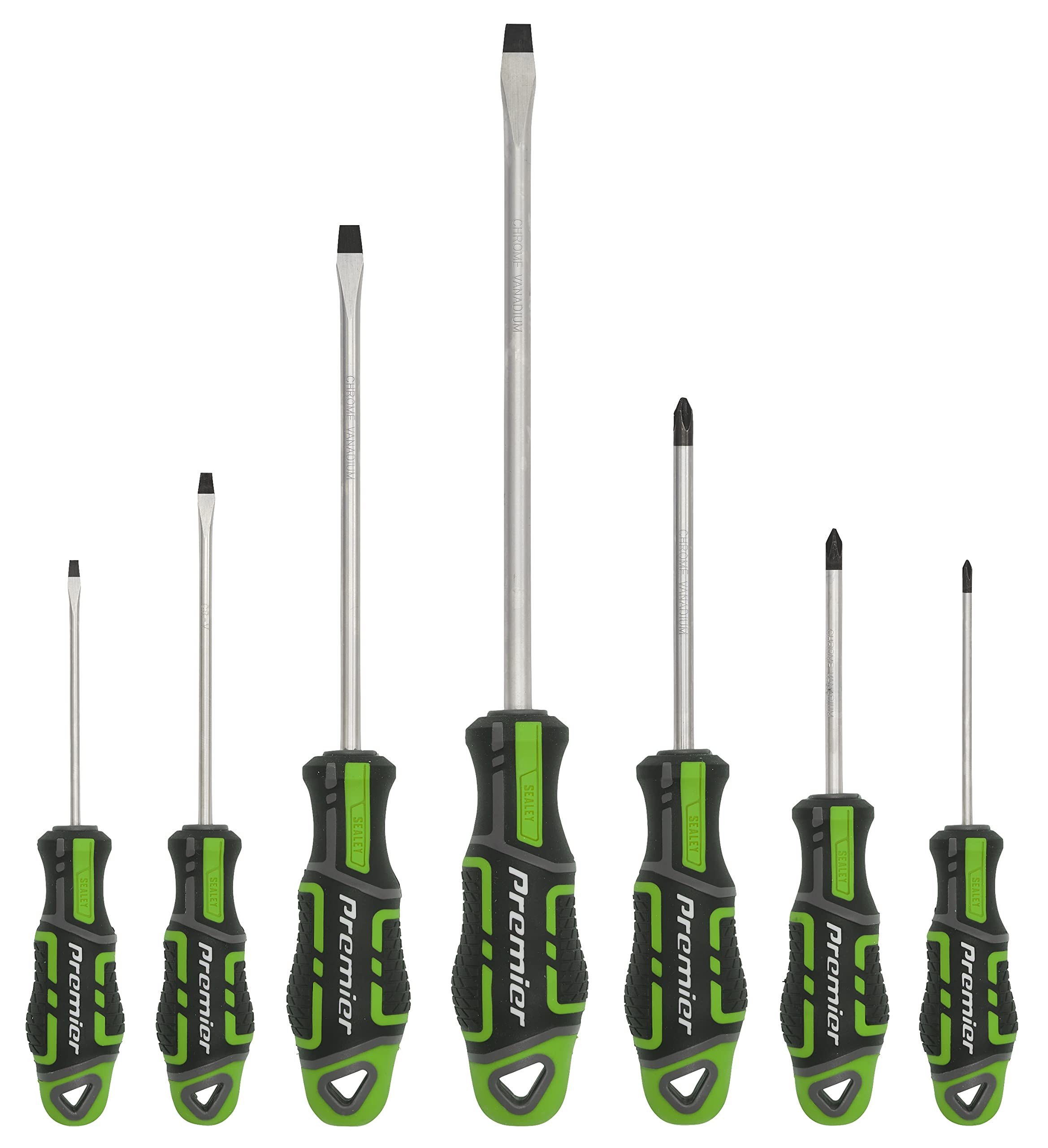 Sealey AK4325HV 7PC Gripmax Screwdriver Set Hi-Vis