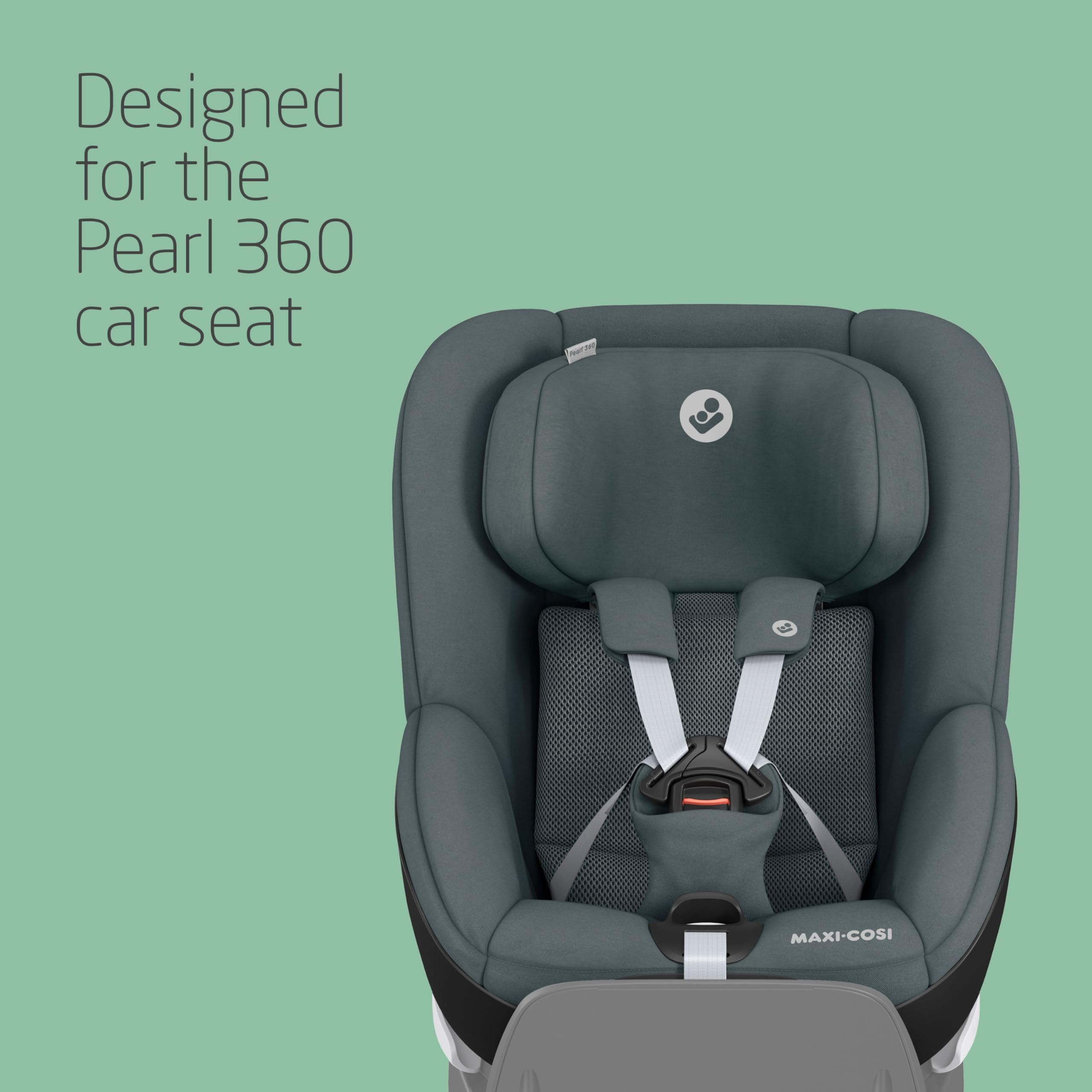 Maxi-Cosi FamilyFix 360 i-Size Base, Rotating Car Seat System, 360 Swivel ISOFIX Base, 0-4 Years (40-105 cm), One-Hand FlexiSpin Rotation, TravelSafe Rotation Control, Click & Go, Black