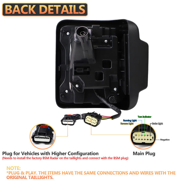 VLAND Motor 9 Inch LED Headlights compatible with 2018-2023 Wrangler JL/JLU Rubicon, Sport, Sport S, Sahara [Not fit JK], w/Startup dynamic display, 1 set for RHD