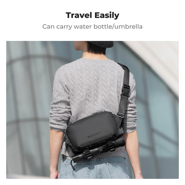 K&F Concept Camera Sling Bag, Camera Bag for DSLR and Lenses, Single Shoulder Camera Case Crossbody Bag with Tripod Holder for SLR Canon Sony Nikon Drone
