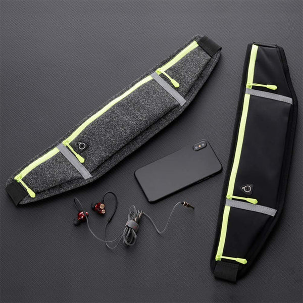 GORWRICH Running Belt with Waterproof Adjustable Elastic Strap, Sweatproof waistpacks with Large Capacity, Perfect for Running and Outdoor Activities