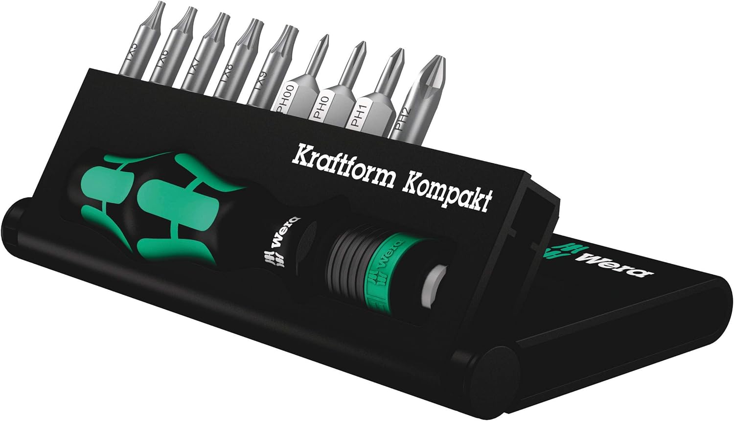 Wera Screwdriver Set Kraftform Kompakt 12, 10 Pieces