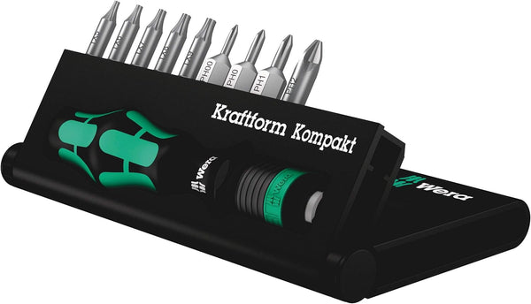 Wera Screwdriver Set Kraftform Kompakt 12, 10 Pieces