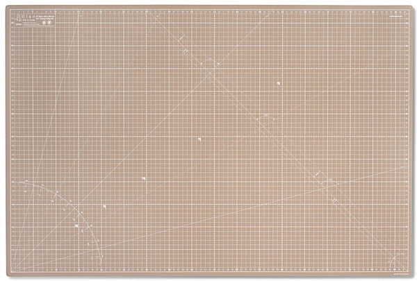 Elan A1 Cutting Mat Black and Taupe, 5-Ply Hobby Board for Crafts 90X60 CM, Large Self Healing Cutting Mat A1, Large Craft Board for Sewing