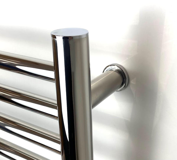 Manissa Siena Stainless Steel Electric Heated Towel Rail H720mm W600mm Mirror Polish Finish Towel Radiator