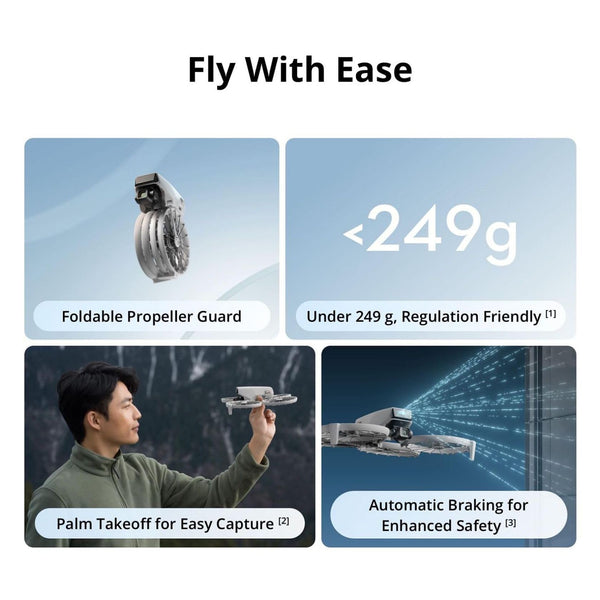 DJI Flip With RC 2 Screen Remote Controller, Follow Me Drone With 4K UHD Camera for Adults, Under 249 g, 3-Axis Gimbal Stabilization, 13km Video Transmission, Palm Takeoff, 31-Min Flight Time