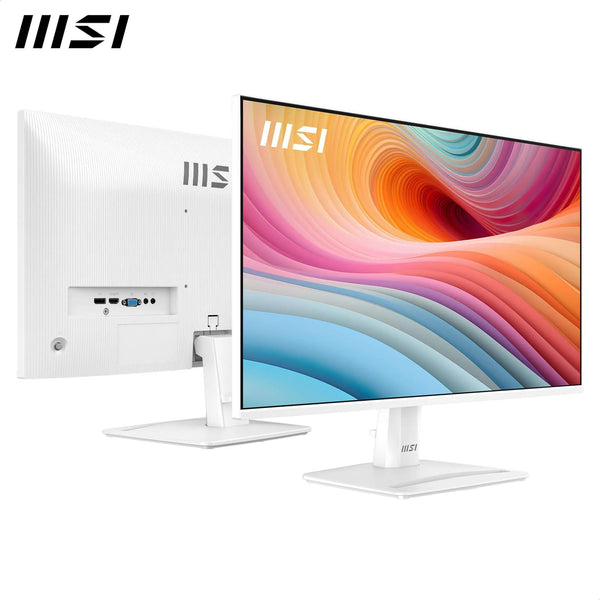 MSI PRO MP251 24.5 Inch Full HD Office Monitor - 1920 x 1080 IPS Panel, 100 Hz, Eye-Friendly Screen, Built-in Speakers, Tilt-Adjustable - HDMI 1.4b, D-Sub (VGA)