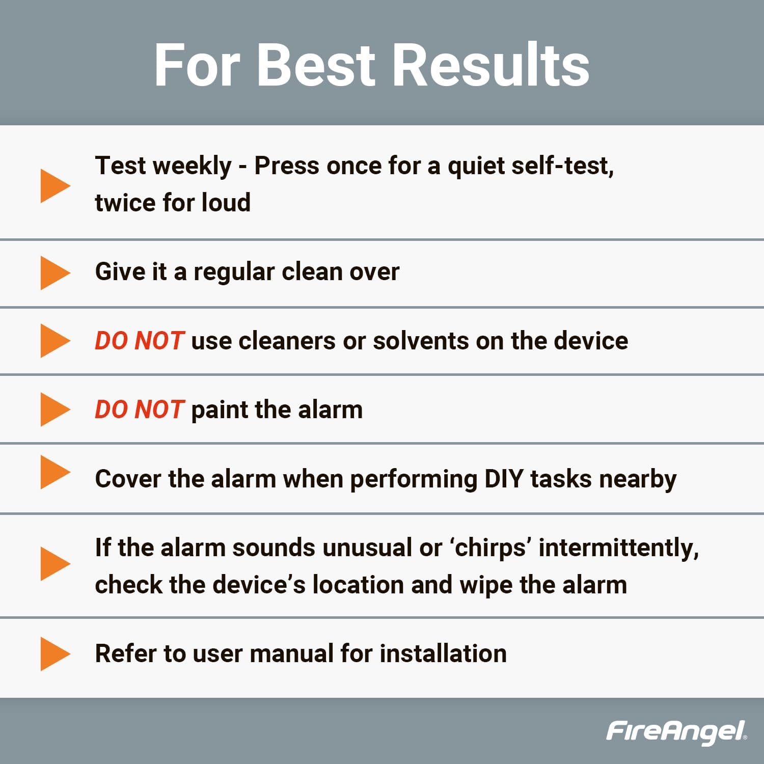 FireAngel Carbon Monoxide Detector 10-Year Life Sealed Battery - FA3820 Carbon Monoxide Alarm for Home and Holiday - Portable CO Alarm - Travel Carbon Monoxide Detector and Monitor - White