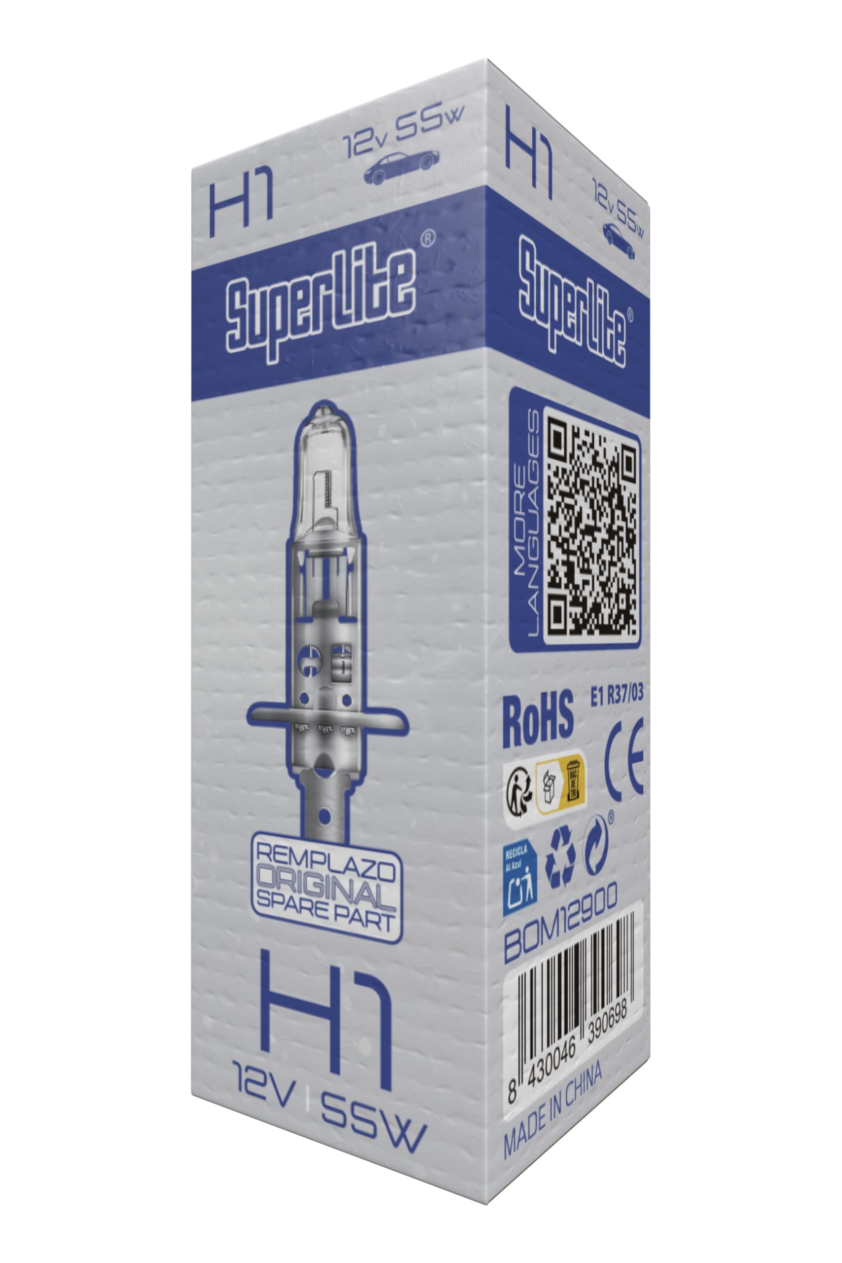 Superlite Set of 2 T10 Bulbs with 18 Leds from the Blue Series range. CanBus Technology and 6500K Colour Temperature. Ideal for Car and Truck.
