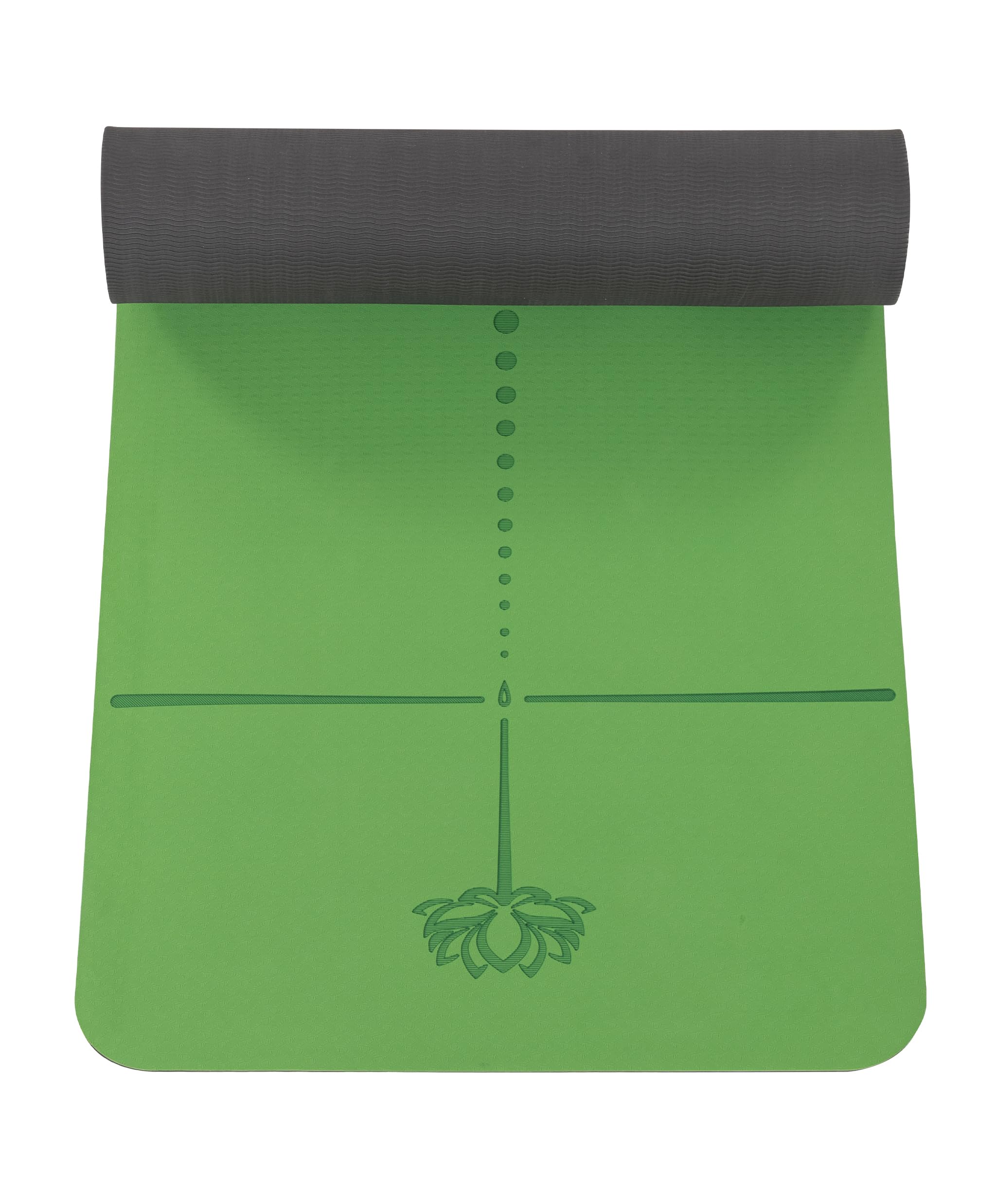 Marjar Yoga Mat Non Slip Exercise Mat TPE Eco Friendly Anti-Tear Yoga Mats for Women 1/3" Fitness Mat for Home Pilates Mats with Carrying Strap