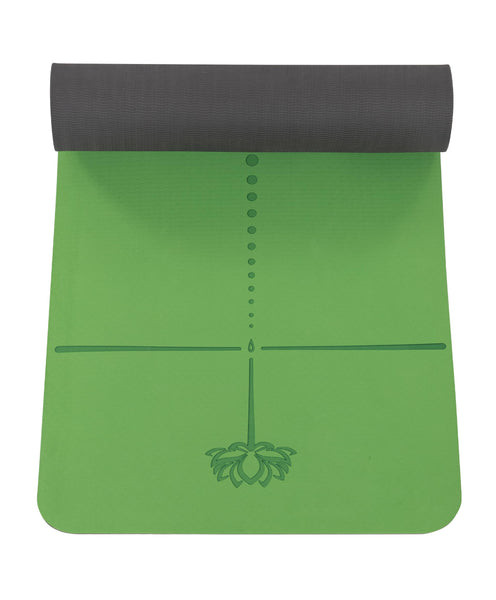 Marjar Yoga Mat Non Slip Exercise Mat TPE Eco Friendly Anti-Tear Yoga Mats for Women 1/3" Fitness Mat for Home Pilates Mats with Carrying Strap