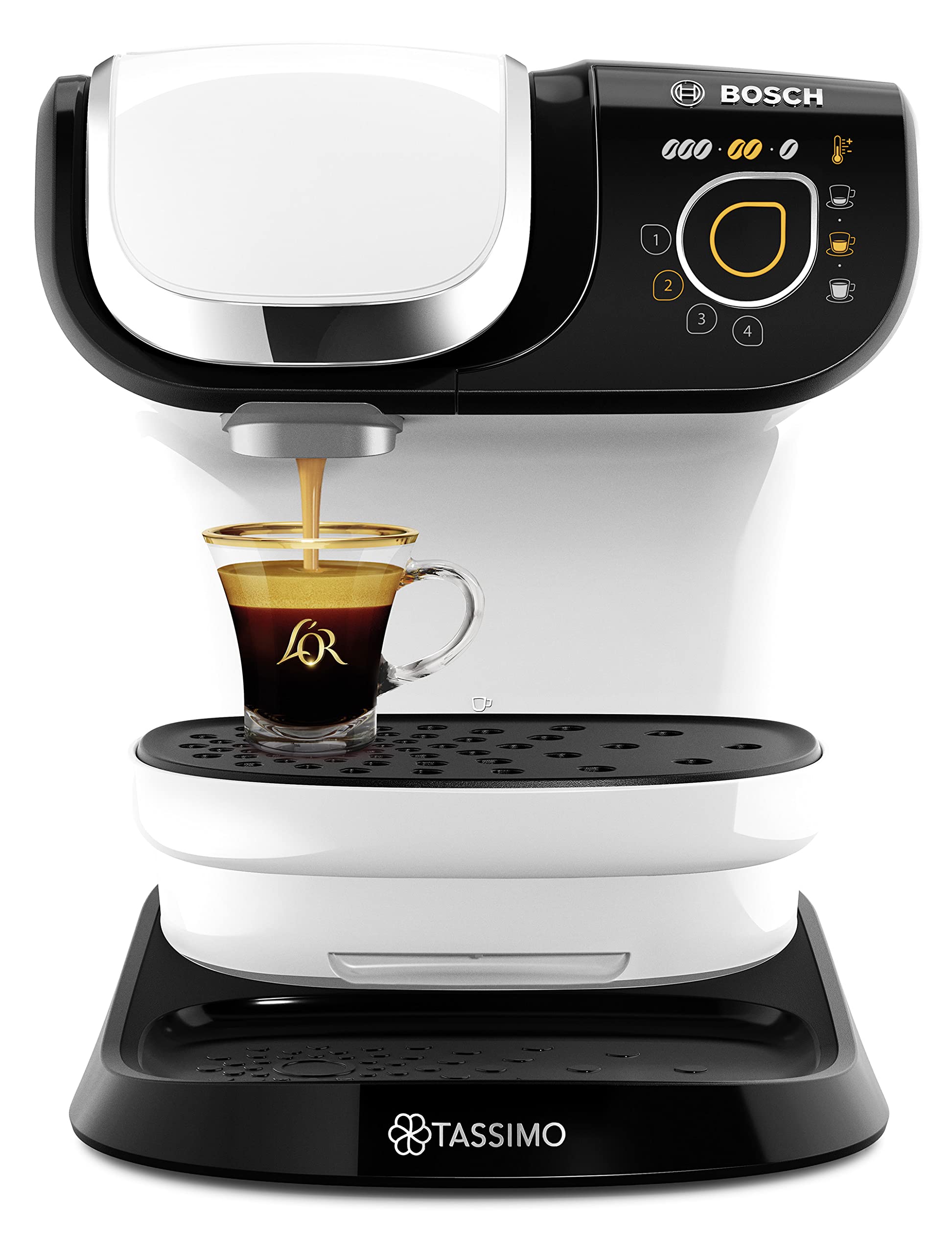 Tassimo My Way 2 TAS6507GB Tassimo Pod Coffee Machine, Cream