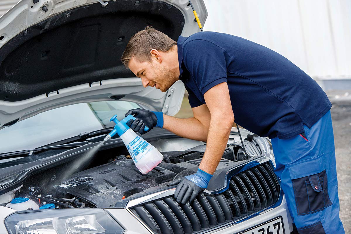 GLORIA CleanMaster Extreme EX 100 Pressure Sprayer 1 L Pressure Sprayer Ideal for Brake and Rim Cleaners pH 5 to 10