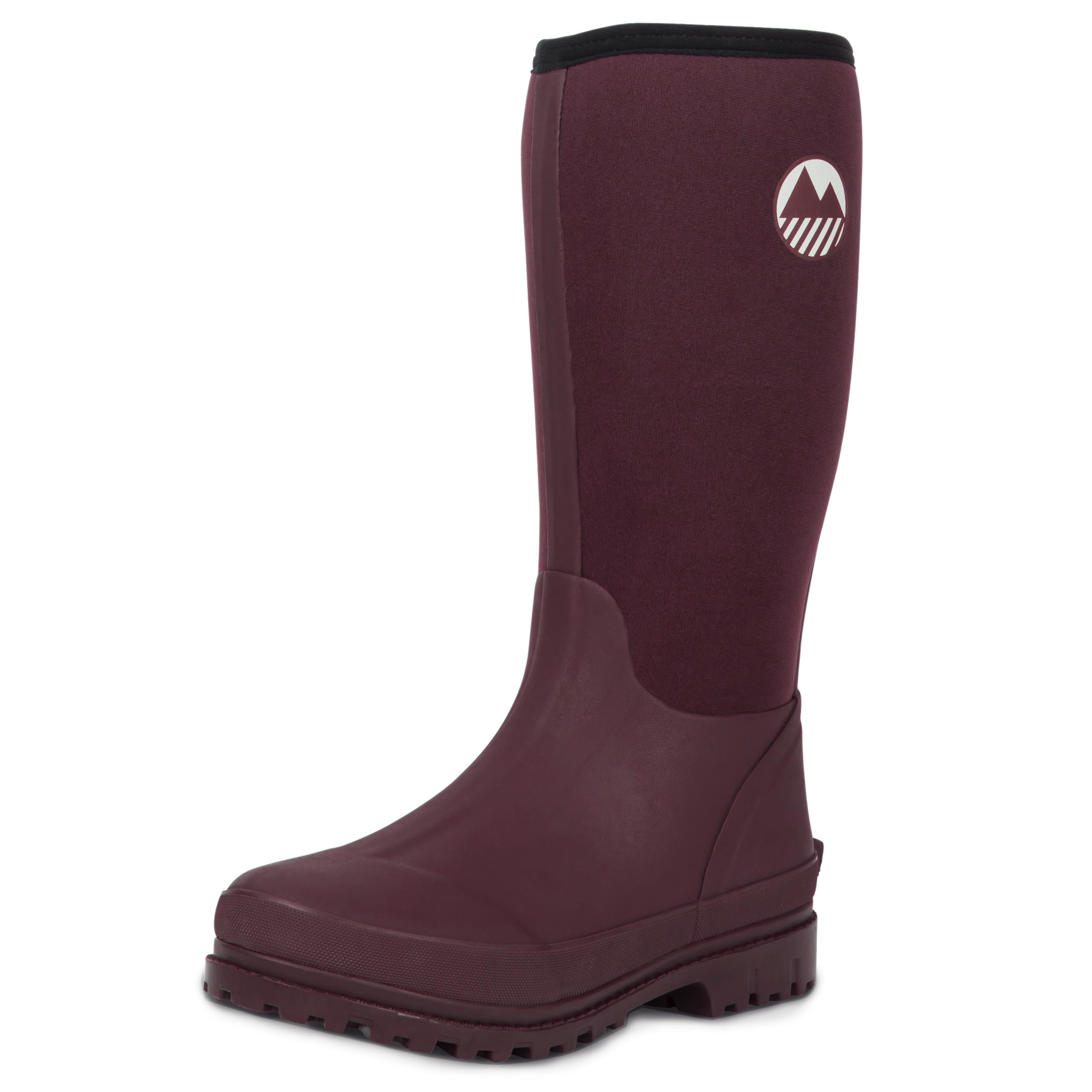 Lakeland Active Women's Rydal Neoprene Insulated Rubber Mucker & Yard Wellington Boots Warm Lined Fully Knee High Waterproof Wellies in Black, Moss Green, Navy Blue & Plum