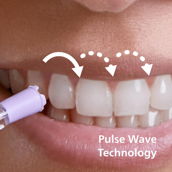 Philips Sonicare Cordless Power Flosser 3000 Oral Irrigator - Water Flosser for Teeth, Gums and Dental Care, Black (Model HX3826/33)