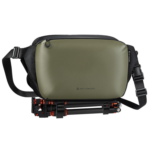 K&F Concept Camera Sling Bag, Camera Bag for DSLR and Lenses, Single Shoulder Camera Case Crossbody Bag with Tripod Holder for SLR Canon Sony Nikon Drone