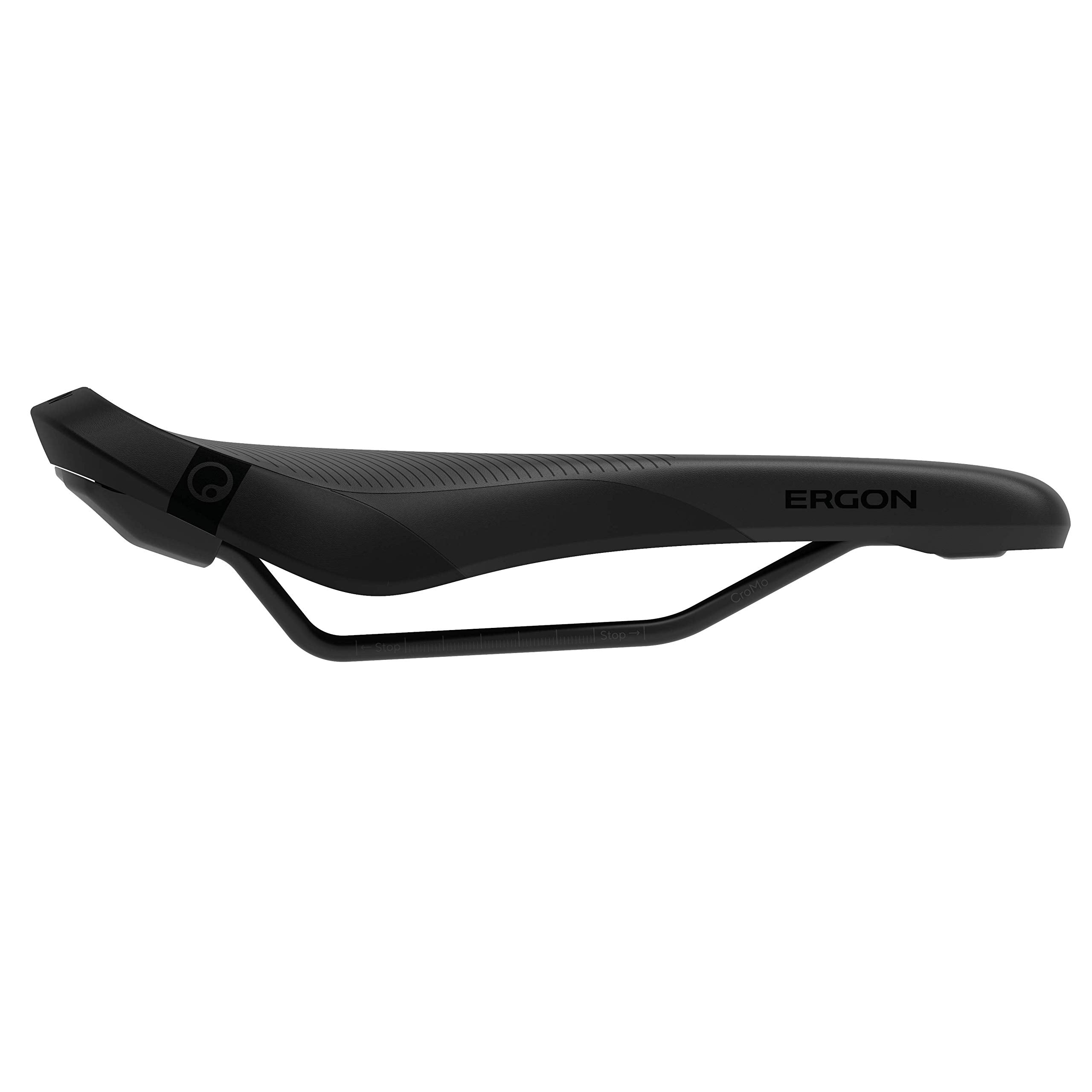 Ergon SM E-Mountain Bike Mens Pro Saddle, Sml/Med, Black