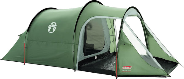 Coleman Tent Coastline 3 Plus, compact 3 man tent, 3 person tunnel tent, lightweight camping tent with awning and windows, Waterproof thanks to 3,000mm water column