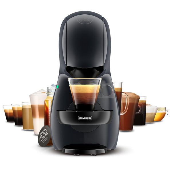 NESCAFÉ DOLCE GUSTO De'Longhi Piccolo XS Pod Capsule Coffee Machine, Espresso, Cappuccino and more, EDG210.WB, 0.8 litres, White and Black