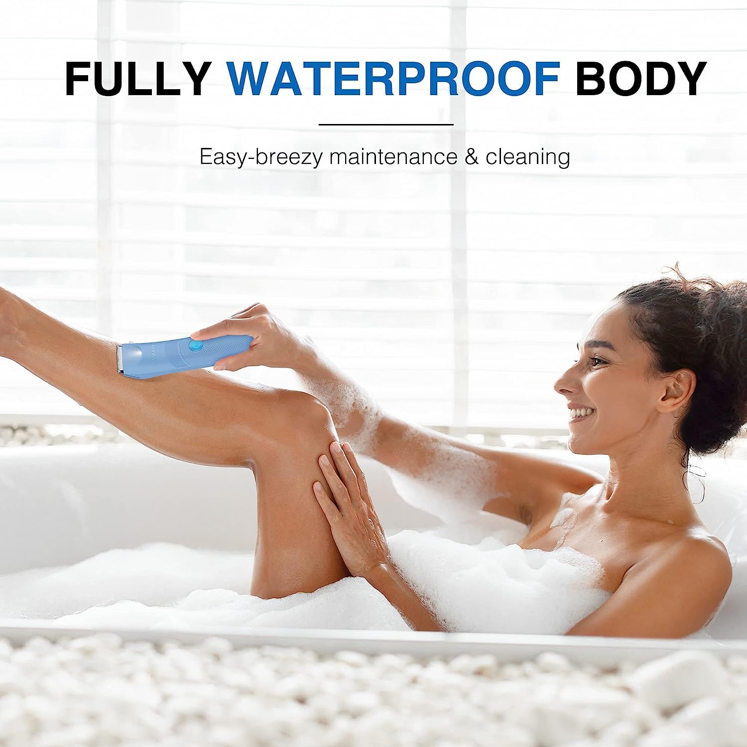 Manscape Trimmer for Men, VIKICON Pubic/Body Hair Trimmer, Electric Ball Trimmer for Private Parts, IPX7 Waterproof Body Goomer Shavers, USB-C Charging, Gifts for Men, New HT871