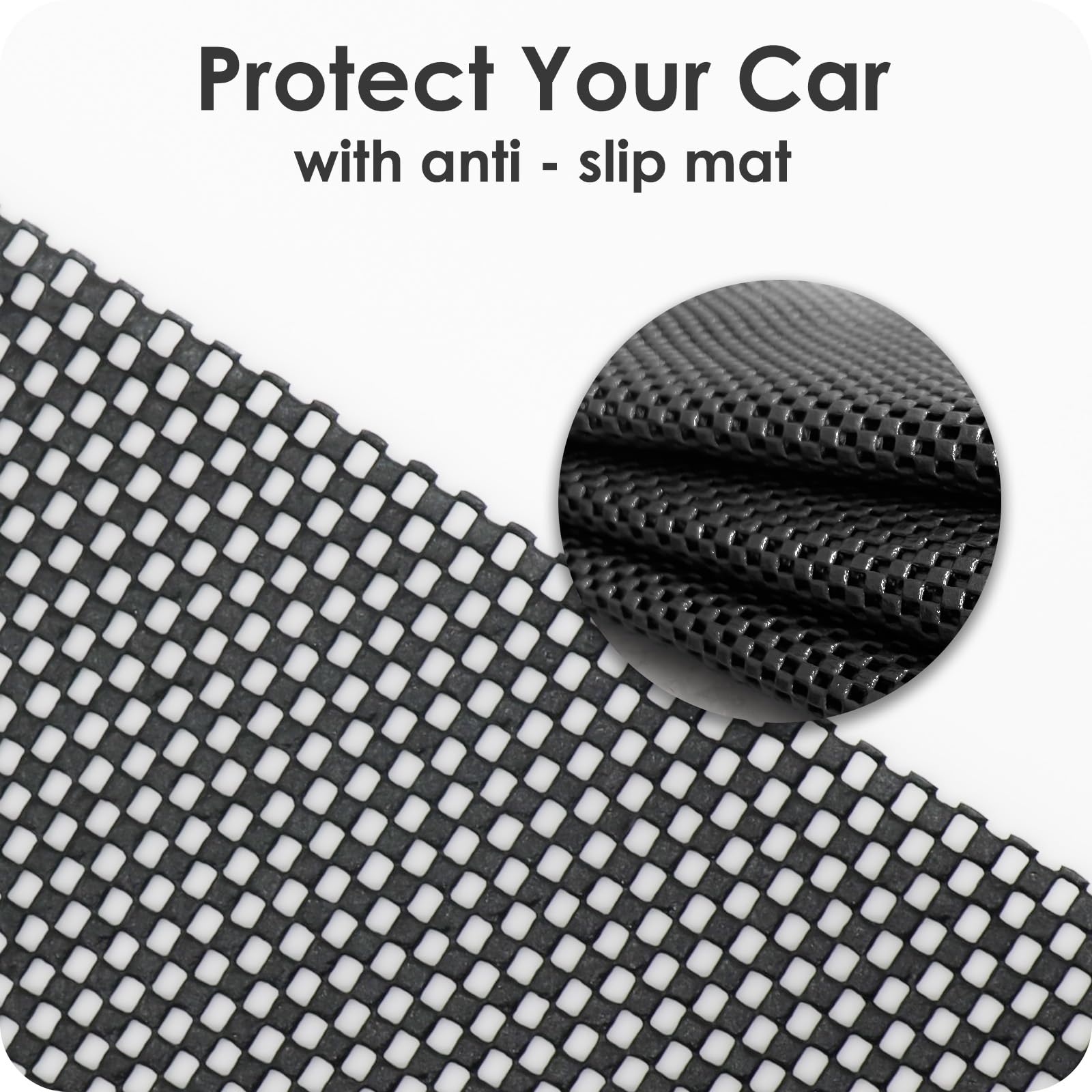 BOYUJK Car Roof Bag - 20 Cubic/566L, Waterproof, No Rack Needed, Anti-Slip Mat & 6 Heavy-Duty Straps, Folding Soft Roof Box (Blue, 566L)