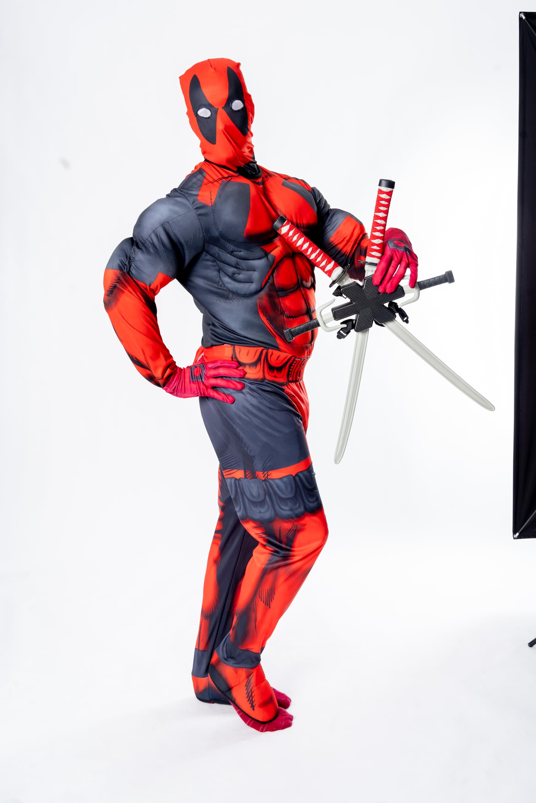 Rubies Official Marvel Deadpool Deluxe, Adult Costume Halloween