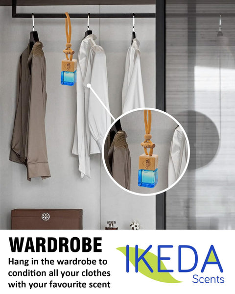 Car Air Fresheners for Men | Air Fresheners with Odour Eliminator Technology | Long Lasting Fragrance Car Accessories for Men | Strong Scents Perfume Diffusers (10ml Dark Night)