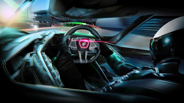 Flashfire F107 IMOLA Racing PS5 edition FORCE FEEDBACK Racing Wheel with Pedals & Shifter Also compatible with for PS4, XBOX One, X/S, Switch, PC