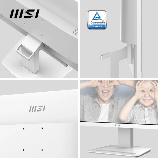 MSI PRO MP251 24.5 Inch Full HD Office Monitor - 1920 x 1080 IPS Panel, 100 Hz, Eye-Friendly Screen, Built-in Speakers, Tilt-Adjustable - HDMI 1.4b, D-Sub (VGA)