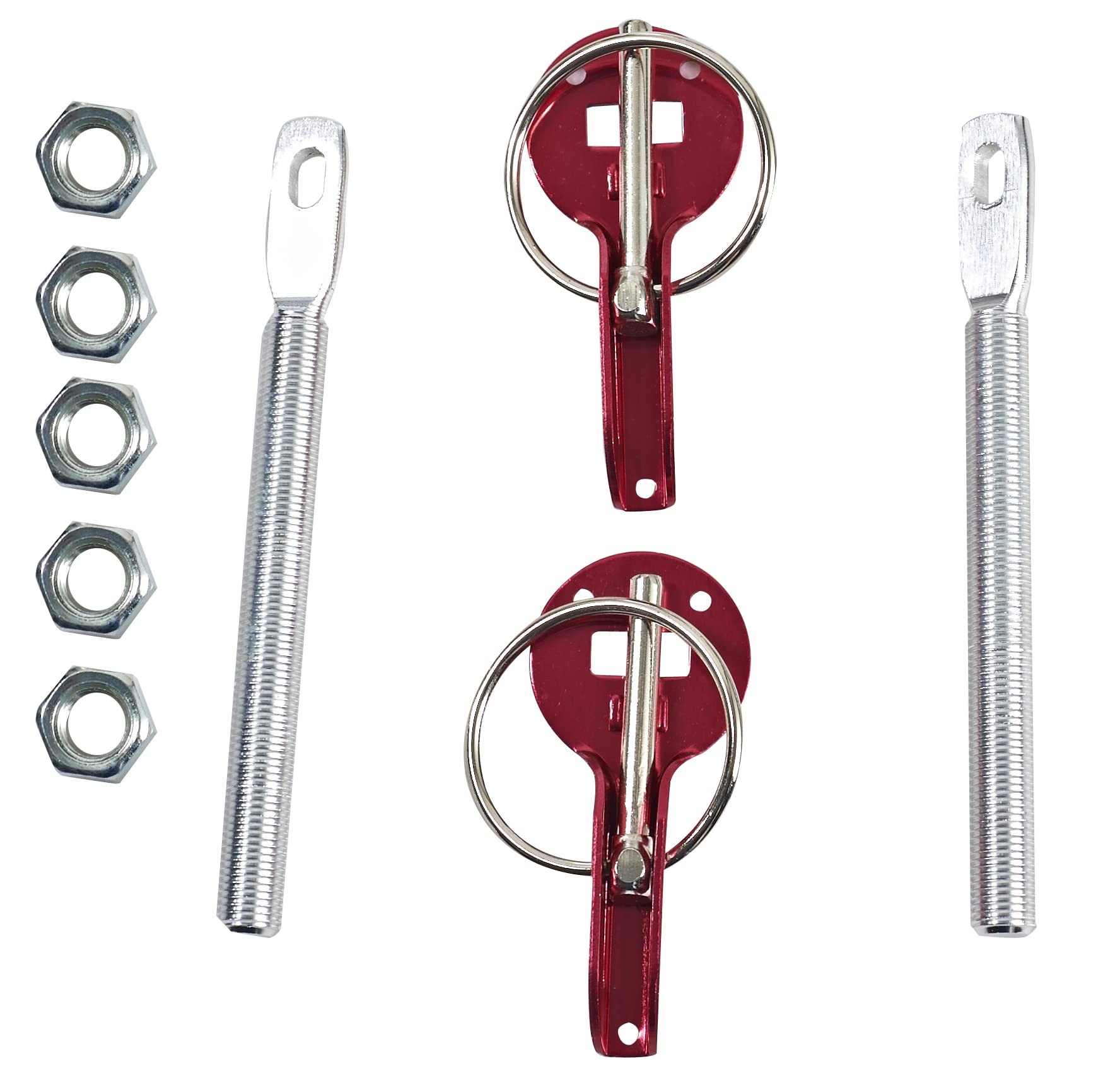 OCC MOTORSPORT BLACK KIT CLOSURE OF BONNET WITH SPRING