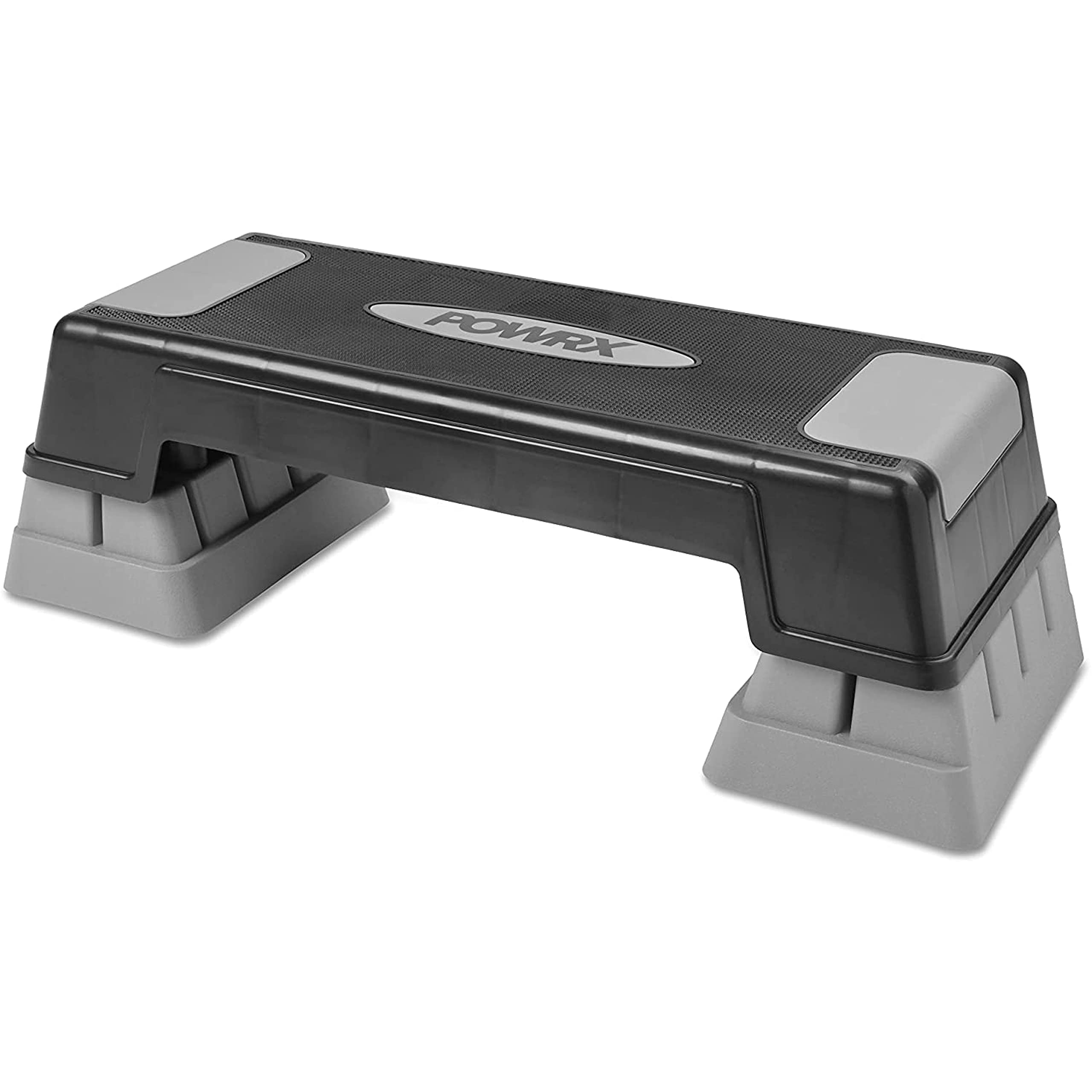 POWRX aerobic stepping board 12/17/24cm (3 levels) I Stepper height-adjustable and non-slip for Aerobics, Gymnastics and Fitness I Home Step Stepbench
