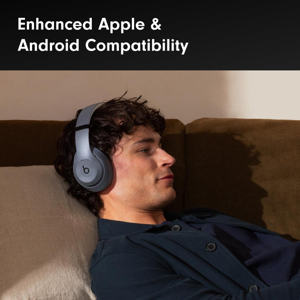 Beats Studio Pro – Wireless Bluetooth Noise Cancelling Headphones, Personalised Spatial Audio, USBC Lossless Audio, Apple & Android Compatibility, Up to 40 Hours Battery Life – Sand Grey