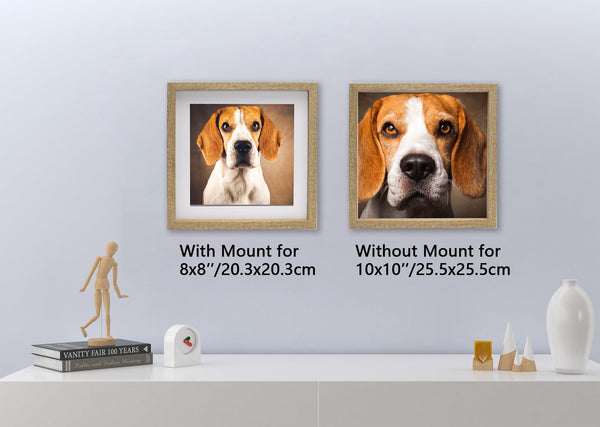 Black 50x70cm Boxed Picture Frames Set of 3 with Mounts for 40x60cm, 70x50cm poster frame with Acid Free mount for 40x60cm photo (Black 3Pack)