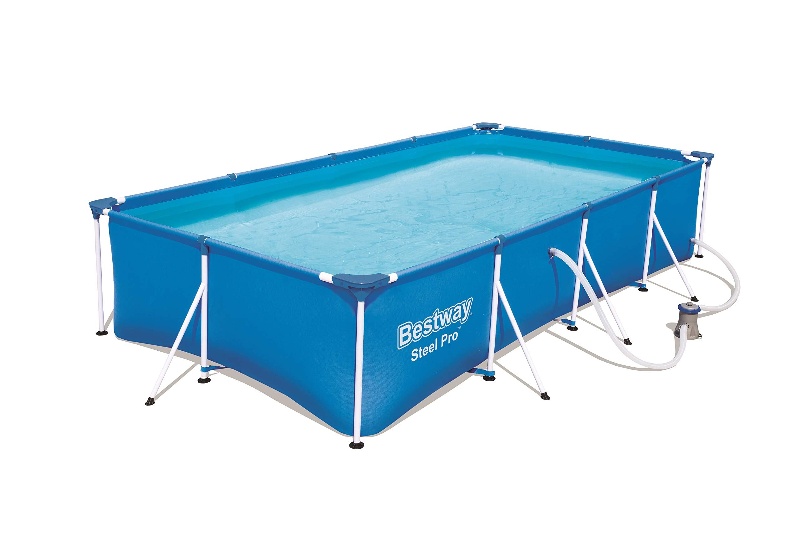 Bestway Steel Pro | Metal Frame Above Ground Pool, Family Outdoor Pool 9.10ft