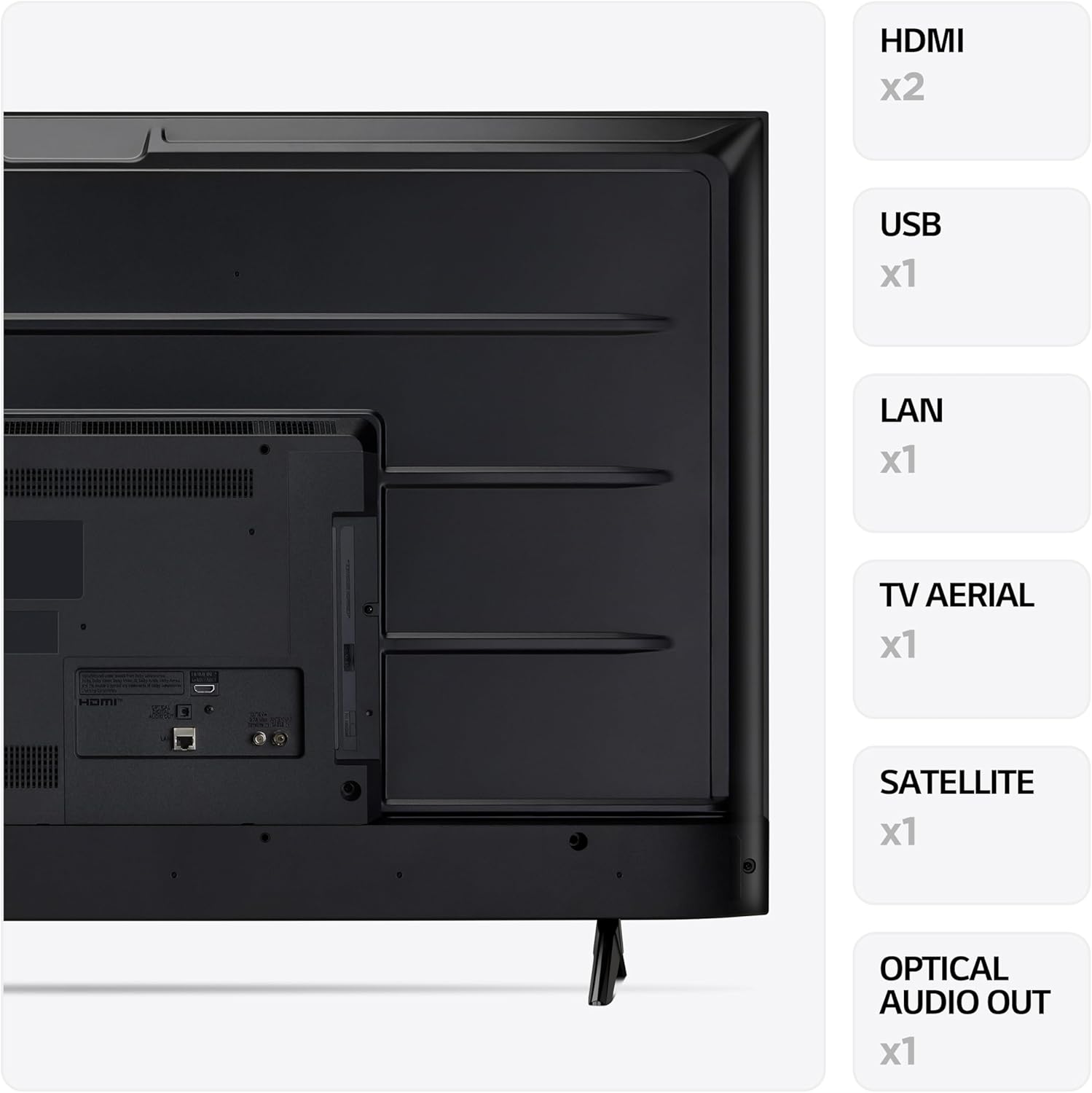 LG LED LQ60 43" FHD Smart TV, 2023